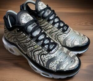 Nike Air Max Plus TN Multi Speckle Black Running Shoes Womens 7.5 Fast Shipping